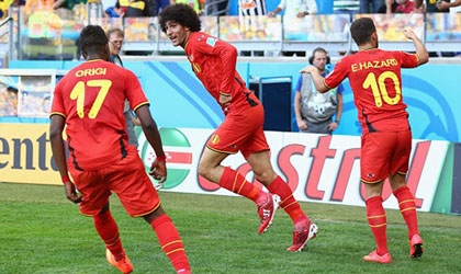 Marouane Fellaini là cầu thủ chơi đầu tốt bậc nhất thế giới